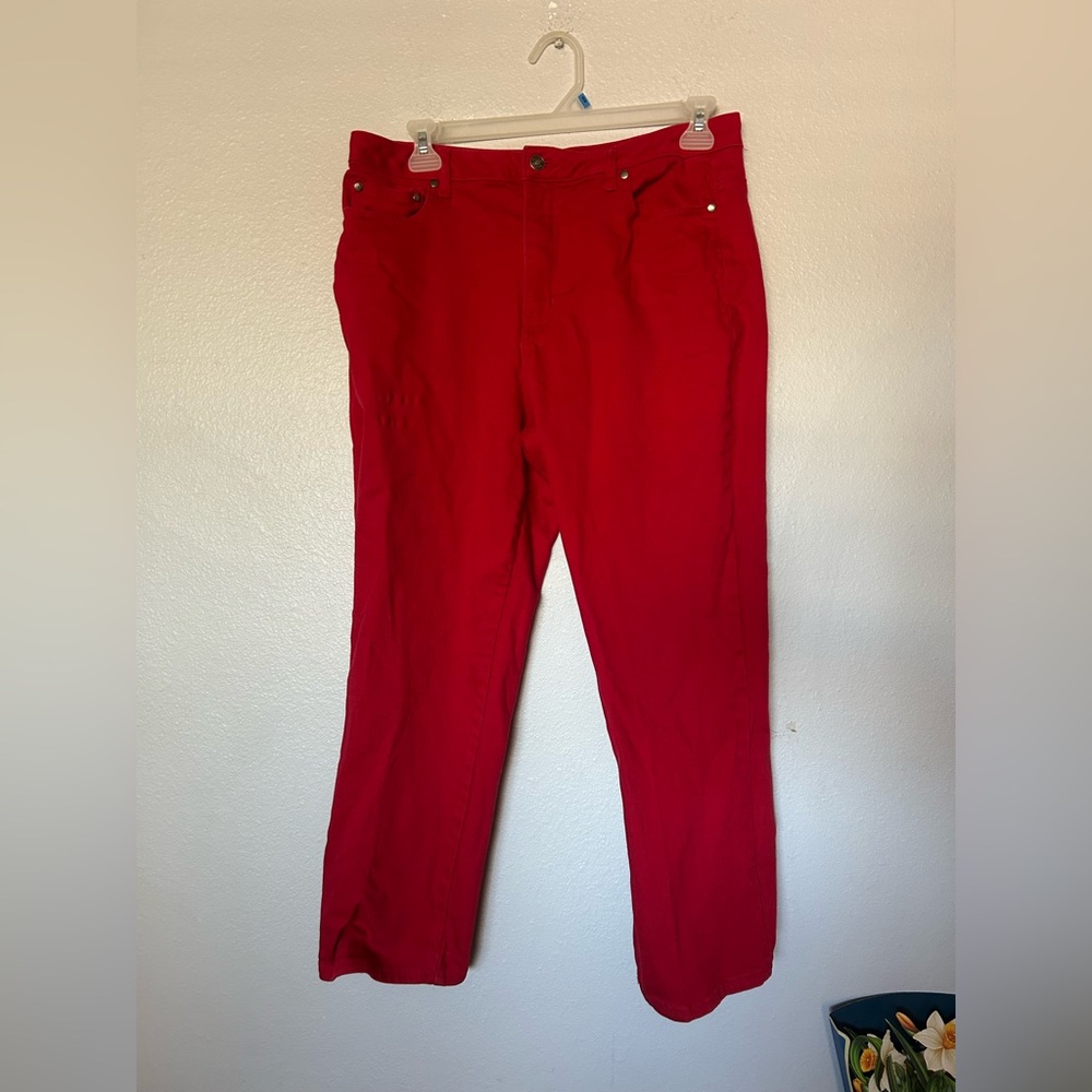Vintage Y2K LA blues women’s red pants